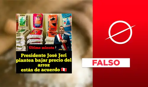 José Jerí no plateó la reducción del arroz y otros bienes
