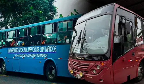 San Marcos renueva su flota vehicular con ocho modernos buses. San Marcos renueva su flota vehicular con ocho modernos buses.