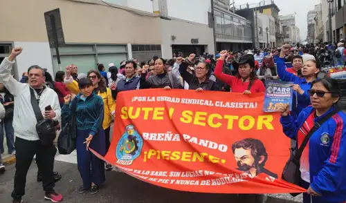 Paro nacional del Sutep este 13 de noviembre. Foto: La República