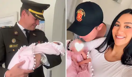 George Forsyth y Sonia La Torre presentan con emoción a su primera hija, Christine