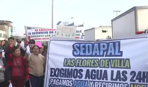 Vecinos de SJM exigen a Sedapal contar con agua las 24 horas del día.