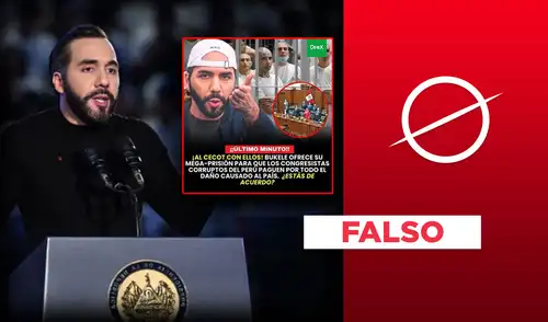 Nayib Bukele no enviará a congresistas peruanos al Cecot