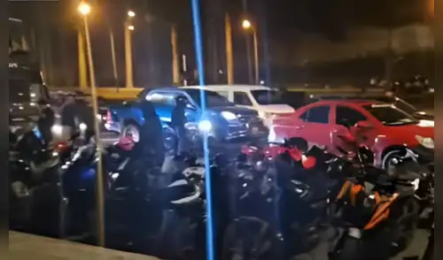 Durante el operativo, se impusieron más de 80 papeletas por diversas infracciones de tránsito. Foto: TV Perú. Durante el operativo, se impusieron más de 80 papeletas por diversas infracciones de tránsito. Foto: TV Perú.