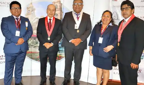 Este congreso reúne a magistrados de todo el Perú para debatir mejoras en el servicio de justicia. Fuente: Difusión. Este congreso reúne a magistrados de todo el Perú para debatir mejoras en el servicio de justicia. Fuente: Difusión.