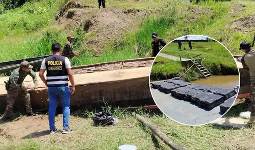 Zona de intervención sería habitual para el paso de narcotraficantes. Foto: Ministerio Público. Zona de intervención sería habitual para el paso de narcotraficantes. Foto: Ministerio Público.