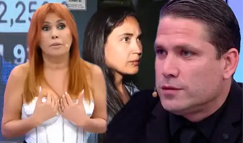 Paco Bazán negó haber tenido una relación con la madre de su hija. Foto: composición LR/difusión/ATV Magaly Medina y Paco Bazán