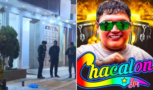 Sujeto detonó el artefacto frente al local donde el artista iba a realizar una presentación. Foto: Composición LR Sujeto detonó el artefacto frente al local donde el artista iba a realizar una presentación.