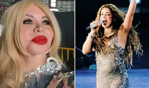Susy Díaz participó en la "caminata con la loba" en el concierto de Shakira realizado el sábado 15 de noviembre. Susy Díaz participó en la "caminata con la loba" en el concierto de Shakira realizado el sábado 15 de noviembre.