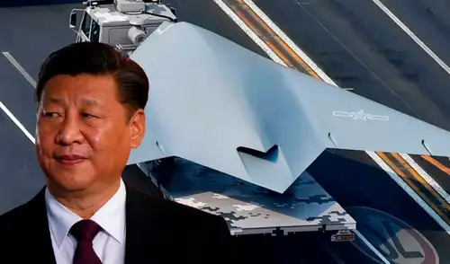 El Ejército de China presentó su moderno y avanzado dron furtivo GJ-11. El Ejército de China presentó su moderno y avanzado dron furtivo GJ-11.