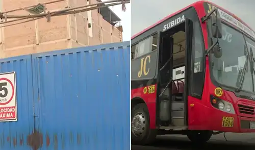 Sujetos llegaron en la madrugada y abrieron fuego contra el portón del recinto donde se guardan las unidades de transporte. Foto: Composición LR Sujetos llegaron en la madrugada y abrieron fuego contra el portón del recinto donde se guardan las unidades de transporte.
