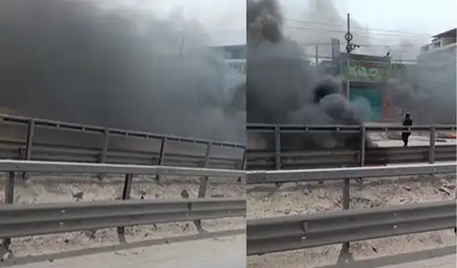 Residentes de Torre Blanca, en Carabayllo, se enfrentan a la Policía Nacional ante un nuevo intento de desalojo de sus viviendas. Desalojo de vecinos en Carabayllo amenaza a 200 familias