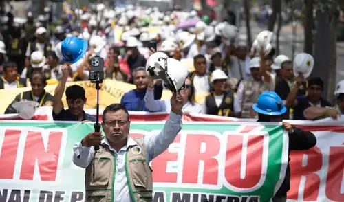 Máximo Franco Bequer calificó la aprobación del dictamen que amplía el Reinfo como “una primera victoria". Foto: John Reyes/La República Reinfo