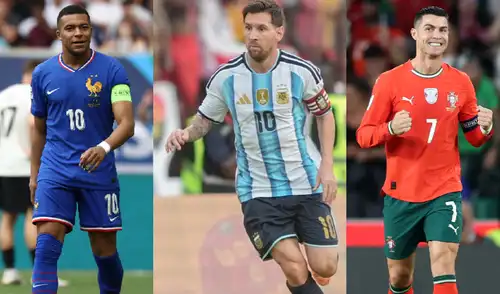 Mbappé, Messi y Cristiano Ronaldo estarán en el Mundial 2026. Eliminatorias
