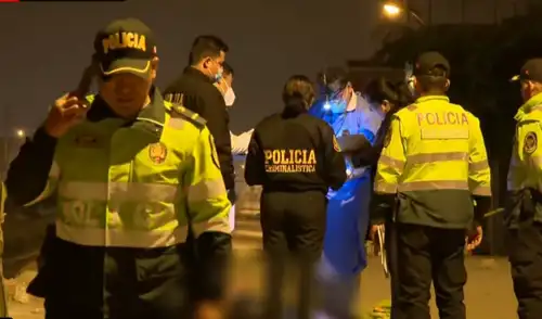 La Policía realizó las diligencias en los dos puntos donde se registraron los ataques. Foto: Latina La Policía realizó las diligencias en los dos puntos donde se registraron los ataques.