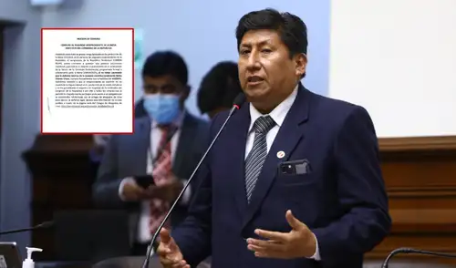 Moción de censura es presentada contra Waldemar Cerrón. Foto: composición LR Moción de censura es presentada contra Waldemar Cerrón.