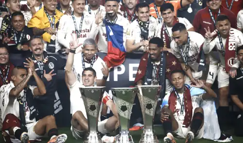 Universitario es tricampeón nacional. Liga 1