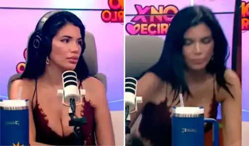 Samantha Batallanos se va del programa de Israel Dreyfus mientras compartía el set con la tiktoker Moca. Samantha Batallanos se va del programa de Israel Dreyfus mientras compartía el set con la tiktoker Moca.