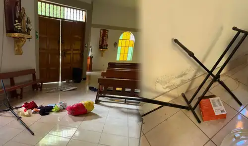 Feligreses lamentaron engrosar lista de víctimas de la delincuencia. Foto: difusión. Feligreses lamentaron engrosar lista de víctimas de la delincuencia. Foto: difusión.