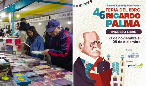 Los asistentes podrán recorrer los stands de la Feria del Libro Ricardo Palma en su tercera jornada