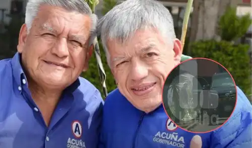 César Acuña fue captado saliendo de la vivienda de su hermano | Composición: LR. César Acuña fue captado saliendo de la vivienda de su hermano