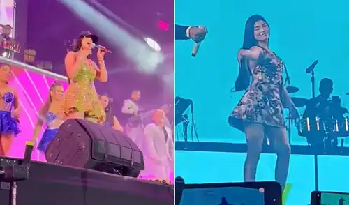 La cantante hizo vibrar al público tras presentarse en el aniversario de Son del Duke.