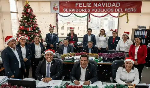 Trabajadores del sector público en Perú recibirán en diciembre el pago del aguinaldo por Navidad 2025. Trabajadores del sector público en Perú recibirán en diciembre el pago del aguinaldo por Navidad 2025.