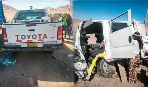 El hecho ocurrió la mañana del lunes 24 de noviembre, en la Panamericana Sur. Foto: Composición LR / PNP Carreteras