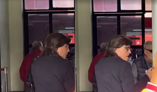 Delia Espinoza llegó a la sede del Poder Judicial en busca de ser repuesta como fiscal de la Nación. Foto: Composición/LR Delia Espinoza