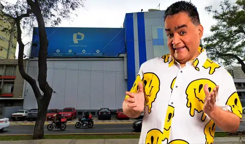 Jorge Benavides se dejó ver en la preventa de Panamericana TV. Foto / Composición : LR