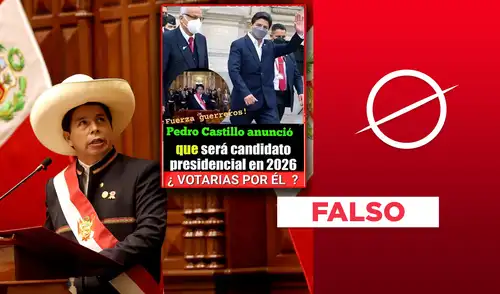 Pedro Castillo si postulará a las elecciones generales de 2026, pero como diputado. Foto: composición LR/capturas de pantalla/difusión Pedro Castillo