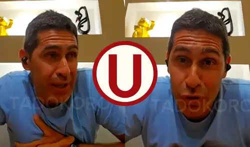 Sebastián Avellino se mostró feliz por el tricampeonato de Universitario. Foto: composición LR/captura de Tadokoro Sebastián Avellino confesó que no tiene contrato con Universitario