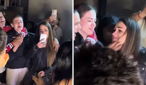 Melissa Klug y Jesús Barco protagonizaron curioso momento en celebración familiar. Foto / Composición: LR