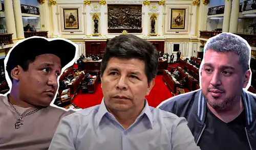 Abogado de Castillo compara al Congreso con Jorge Luna y Ricardo Mendoza. Foto: composición LR Abogado de Castillo compara al Congreso con Jorge Luna y Ricardo Mendoza.