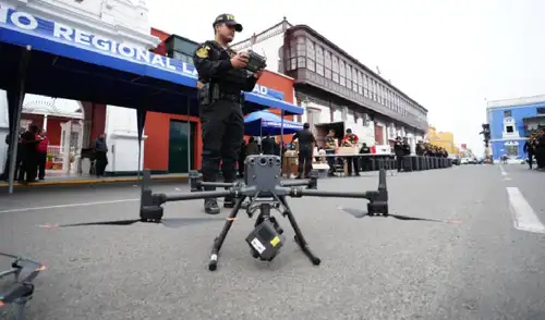 Se implementaron drones y una nueva Central 105. Fuente: Difusión. Se implementaron drones y una nueva Central 105. Fuente: Difusión.