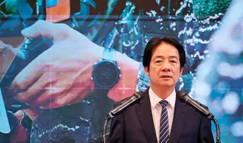 Lai Ching-te ofrece una conferencia de prensa sobre el "Plan de Acción para Salvaguardar la Taiwán Democrática y la Seguridad Nacional" en el Palacio Presidencial de Taipéi. Lai Ching-te ofrece una conferencia de prensa sobre el "Plan de Acción para Salvaguardar la Taiwán Democrática y la Seguridad Nacional" en el Palacio Presidencial de Taipéi. Foto: AFP