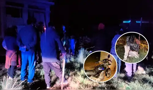 El intervenido fue trasladado a la comisaria de la zona para las diligencias de ley. Foto: Composición LR / Cortesía