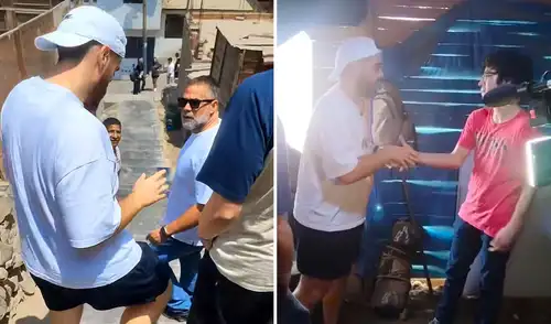 Ibai Llanos visita la casa del creador de contenido peruano Koirandoshil en Lima.