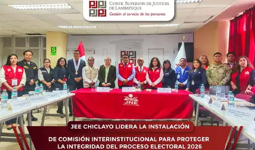 Esta primera comisión en Lambayeque trabajará en coordinación ante posibles riesgos que amenacen la seguridad. Fuente: Difusión. Esta primera comisión en Lambayeque trabajará en coordinación ante posibles riesgos que amenacen la seguridad. Fuente: Difusión.