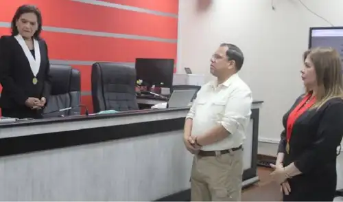 Ambos líderes resaltaron la importancia de la labor interinstitucional en la lucha contra la delincuencia. Fuente: Difusión.