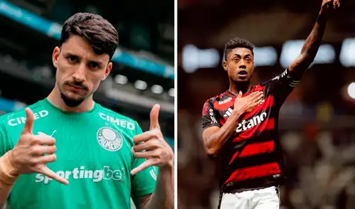 Posibles alineaciones de Flamengo y Palmeiras para esta gran final de Copa Libertadores. Foto: composición LR/Flamengo/Palmeiras