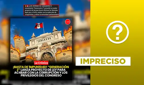 Generación Z aún no presenta proyecto de ley para retirar la inmunidad parlamentaria propuesta legislativa sigue en desarrollo (2) Generación Z aún no presenta proyecto de ley para retirar la inmunidad parlamentaria propuesta legislativa sigue en desarrollo (2)