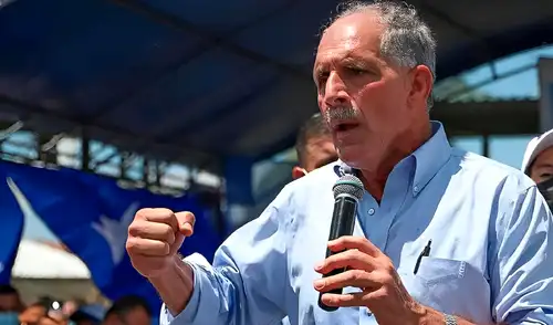 El candidato del Partido Nacional de Honduras, Nasry Asfura, recibió el apoyo de Donald Trump.