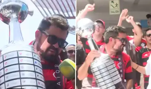 El hincha de Flamengo, quien ejerce como médico en Brasil, reveló que se quedará 7 días en el Perú para ver la final de la Libertadores y disfrutar del turismo