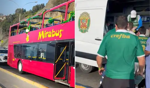 Hincha de Palmeiras murió tras caer de Mirabus en Barranco