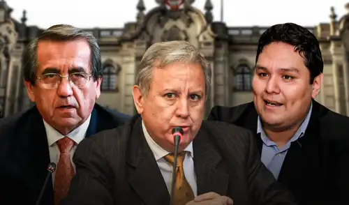 Hernán Garrido Lecca, Jorge del Castillo y Enrique Valderrama disputan la elección interna del APRA | Compsoición: Jazmín Ceras / Foto: LR. Hernán Garrido Lecca, Jorge del Castillo y Enrique Valderrama disputan la elección interna del APRA