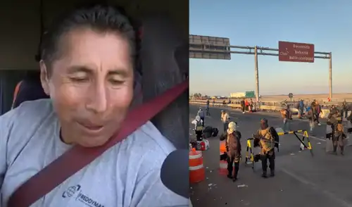 Un camionero peruano señaló que la policía peruana cobra 100 dólares por dejar pasar a migrantes. Camionero acusa a la policía peruana de cobrar 100 dólares
