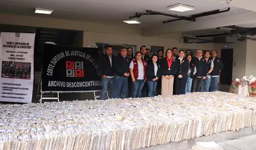 La actividad busca descongestionar y mejorar el acceso a la información judicial. Fuente: Difusión.