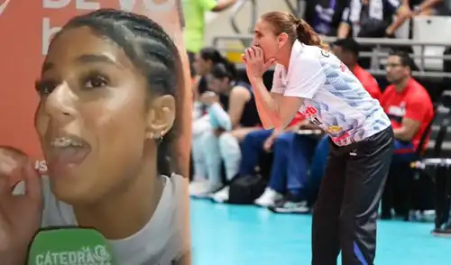 Natalia Málaga y su peculiar forma de motivar a sus jugadoras.