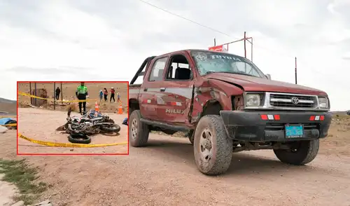Dosaje etílico del conductor de la camioneta salió negativo. Créditos: cortesía.