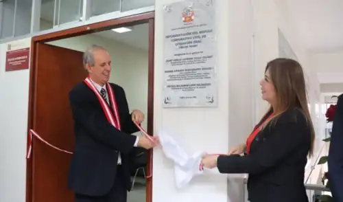 La presidenta del Poder Judicial agradece a los jueces por iniciar esta transformación judicial. Fuente: Difusión. La presidenta del Poder Judicial agradece a los jueces por iniciar esta transformación judicial. Fuente: Difusión.